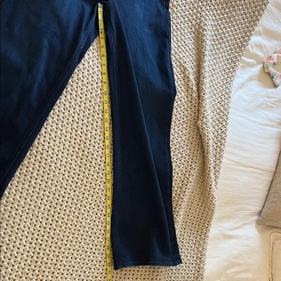 PAIGE Anessa 31 Wide Leg High-Rise Jeans in Deep Indigo - Picture 7 of 7